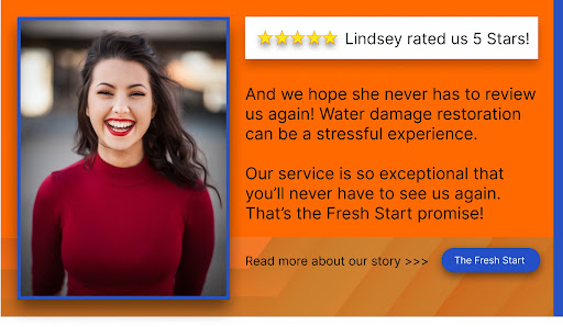 customer review - water damage